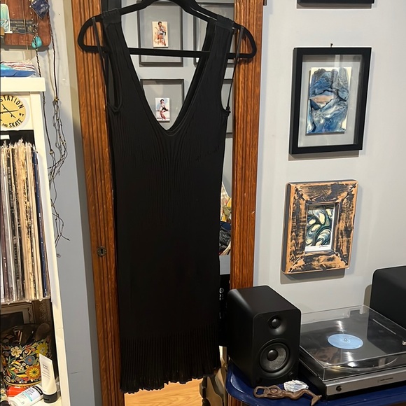 Rag & Bone Knit Black Dress - Picture 1 of 8